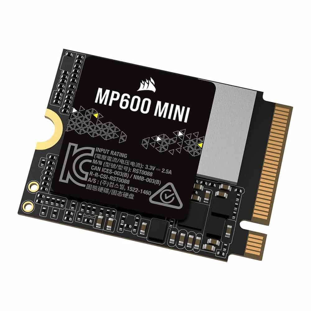 (image for) Corsair MP600 MINI 1TB M.2 (22x30) PCIe Gen 4 NVMe SSD (Perfect for Steam Deck/ROG Ally)